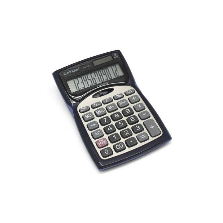 Bismark Calculadora de Sobremesa - Pantalla LCD de 12 Digitos
