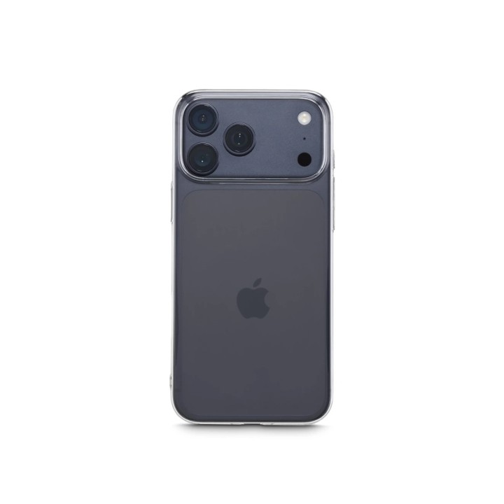 Hama Slimp Protect Funda para iPhone 17 Pro Max - Policarbonato - Bordes Elevados - Color Transparente