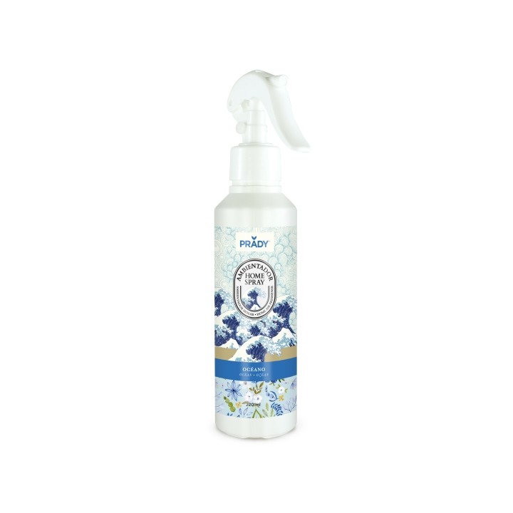 Prady Ambientador Home Spray Oceano - Frasco de 220 ml - Spray Pulverizador