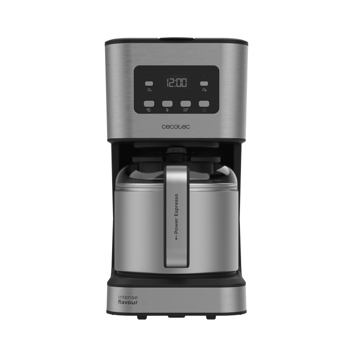 Cecotec Coffee 66 Drop and Thermo Time Cafetera de Goteo - 950W - Capacidad para 10 Tazas - Jarra Termo - LCD Retroiluminada - P