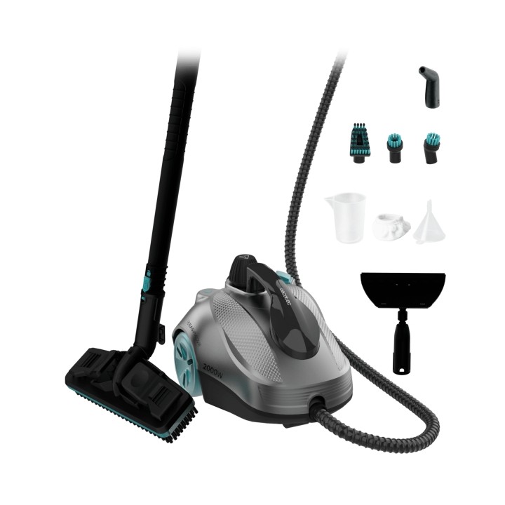 Cecotec Hydrosteam 2000 EasyHome Max Limpiador a Vapor - Potencia de 2000W - Autonomia hasta 150min - Deposito XXL de 2L - 5bar