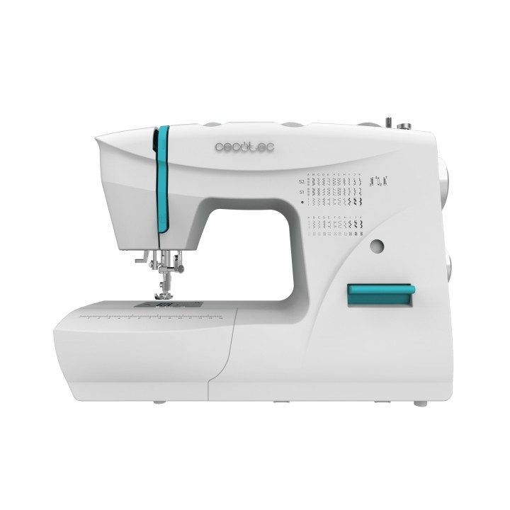 Cecotec BelleCouture 6600 Maquina de Coser - 66 Puntadas Variadas - Ojal en 4 Tiempos - Accesorios Completos - Cambio Rapido de