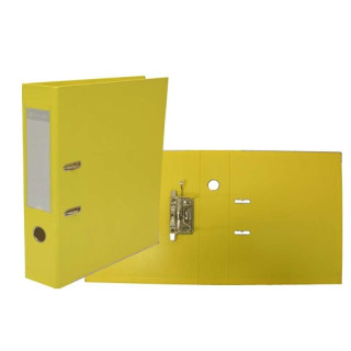 Bismark Archivador A-Z PVC A4 Lomo 75mm - Gran Resistencia - Tarjetero en el Lomo - Cartoneras Metalicas en el Borde Inferior -