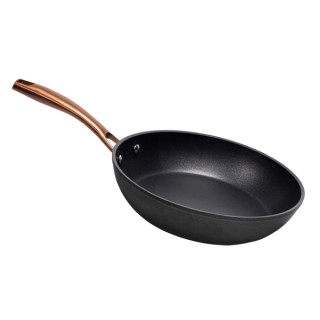 Cecotec Polka Fantasy Golden Sarten de Aluminio Forjado de 28cm - Mango Remachado - Revestimiento Antiadherente - Apta para Horn