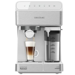 Cecotec Power Instant-ccino 20 Touch Serie Bianca Cafetera Expresso - 1350W - Calientatazas - Presion 20bar - Deposito de 1.4L -