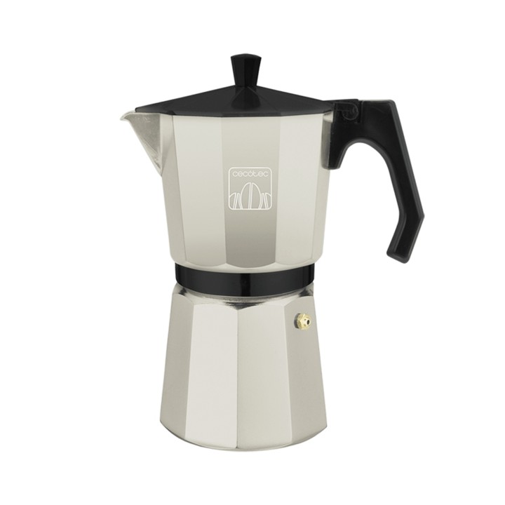 Cecotec Mokclassic 900 Cafetera Italiana para 9 Tazas - Aluminio Fundido - Apta para Gas