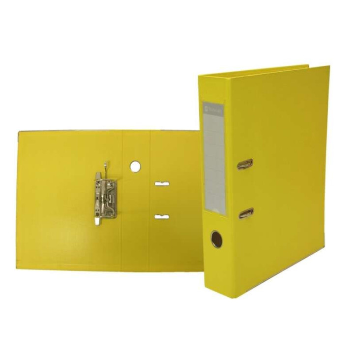 Bismark Archivador A-Z Formato Folio - PVC de Gran Resistencia - Tarjetero en el Lomo - Cartoneras Metalicas en el Borde Inferi