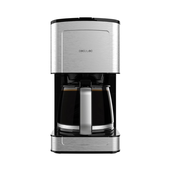 Cecotec Coffee 56 Heat Cafetera de Goteo para 12 Tazas - Potencia 800W - Capacidad 1.3L - Temperatura Regulable - Acabados en Ac