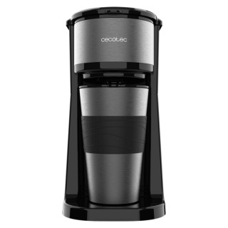 Cecotec Coffee 66 Drop and Go Cafetera de Goteo - Potencia 700W - Capacidad 420ml - Sistema Antigoteo - Acero Inoxidable - Termo