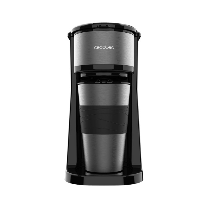 Cecotec Coffee 66 Drop and Go Cafetera de Goteo - Potencia 700W - Capacidad 420ml - Sistema Antigoteo - Acero Inoxidable - Termo