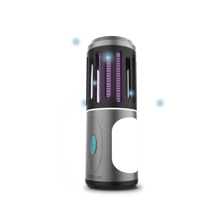 Cecotec ByeFly 3000 Go Mata Mosquitos 3 en 1 - Potencia de 5W - Bateria 1800mAh - Resistente al Agua IPX4 - Luz Lateral y Linter