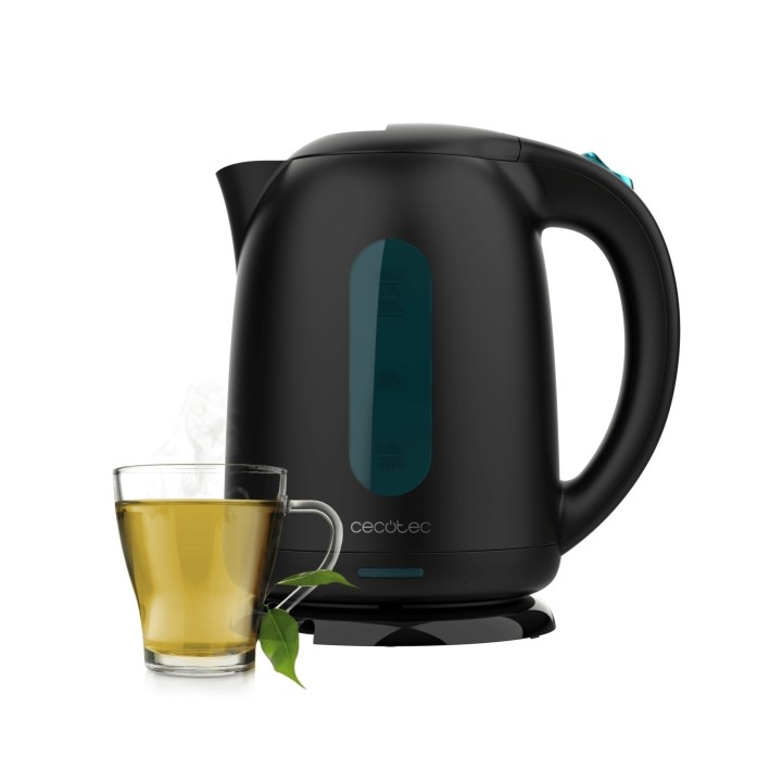 Cecotec Thermosense 180 Hervidor de Agua Electrico - Potencia de 2200W - Capacidad 1.7L - Libre de BPA - Filtro Antical Desmonta