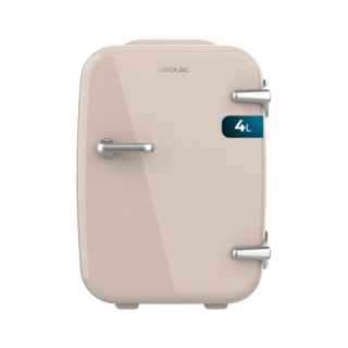 Cecotec Bolero MiniCooling 4L Habana Cream Mini Frigorifico Portatil - Capacidad 4L - Voltaje 12V - Temperatura Regulable - Enfr