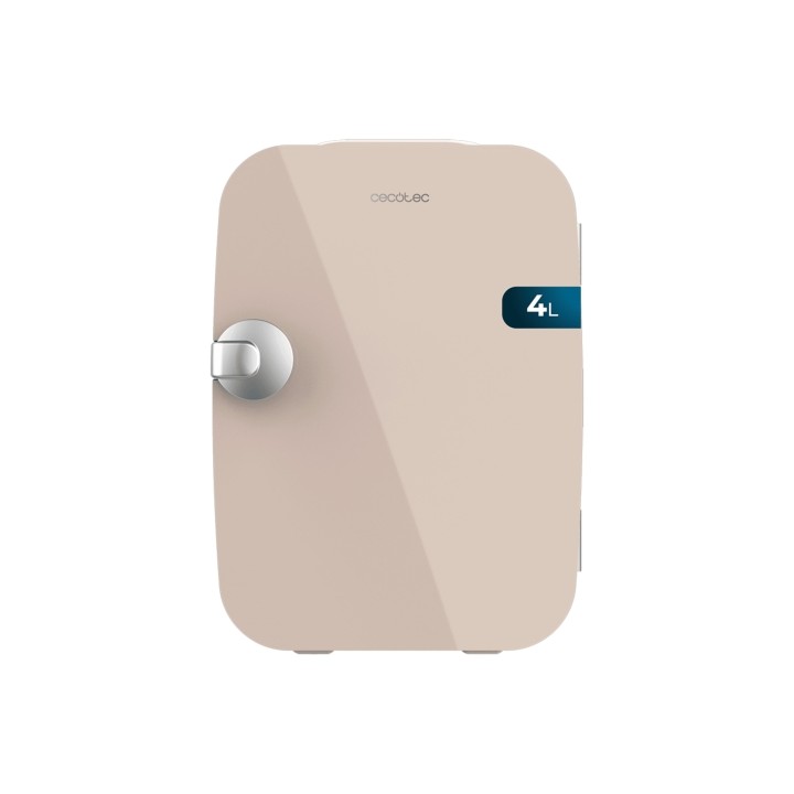 Cecotec Bolero MiniCooling 4L Rio Cream Mini Frigorifico Portatil - Capacidad 4L - Voltaje 12V - Temperatura Regulable - Enfria