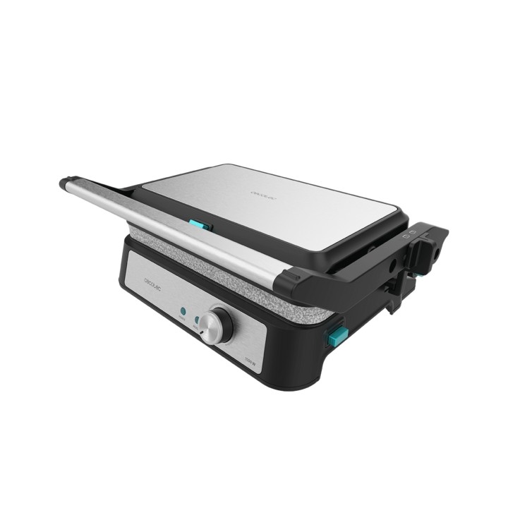 Cecotec Rock'n grill 1500 TakeandClean Stone Parrilla Electrica - 1500W - Placas Desmontables - Revestimiento Antiadherente - Ap