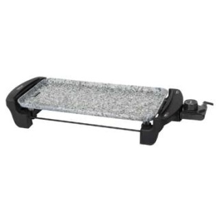 Cecotec Rock&Water 2000 Plancha Electrica 1800W - Revestimiento de Piedra Rockstone - Termostato Regulable - Amplia Superficie d
