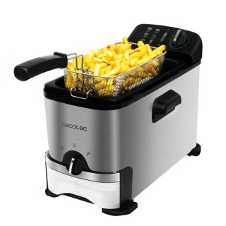 Cecotec Cleanfry Infinity 3000 Freidora Electrica - 2000W - Capacidad 3L - Sistema de Filtrado - Apto Lavavajillas - Temperatura