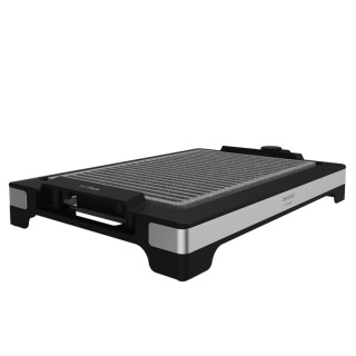Cecotec Tasty and Grill 2000 Inox LineStone Plancha Electrica - 2000W - Acabados en Acero Inoxidable - Antiadherente - Termostat