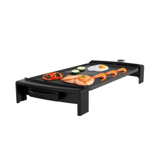 Cecotec Tasty and Grill 2500 RockWater MixGrill Plancha Electrica - 2150W - Antiadherente - Superficie Mixta - Termostato - Apto