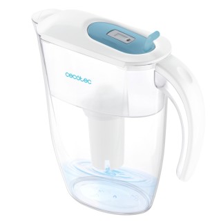 Cecotec H2ONature 2400 Active Jarra Purificadora de Agua - Filtro de 4 Capas - Capacidad de 2.4L - Indicador LCD - 3 Filtros - T