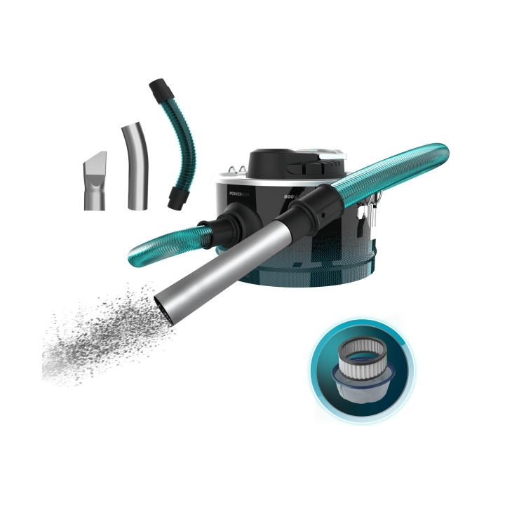 Cecotec Conga Ash 2000 Home Aspirador de Cenizas - 800W - Acero Inoxidable - Capacidad 10L - Tubo Reforzado Metalico - Boquilla