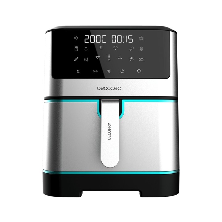 Cecotec Cecofry Supreme 8000 Freidora sin Aceite - Potencia de 1800W - Capacidad 8L - Rango de 30 a 200°C - 10 Modos Preconfigur
