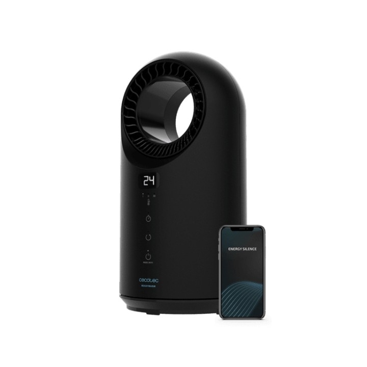Cecotec ReadyWarm 8400 Bladeless Connected Calefactor Electrico - 1500W - Tecnologia sin Aspas - Control Wi-Fi - Funcion Oscilac