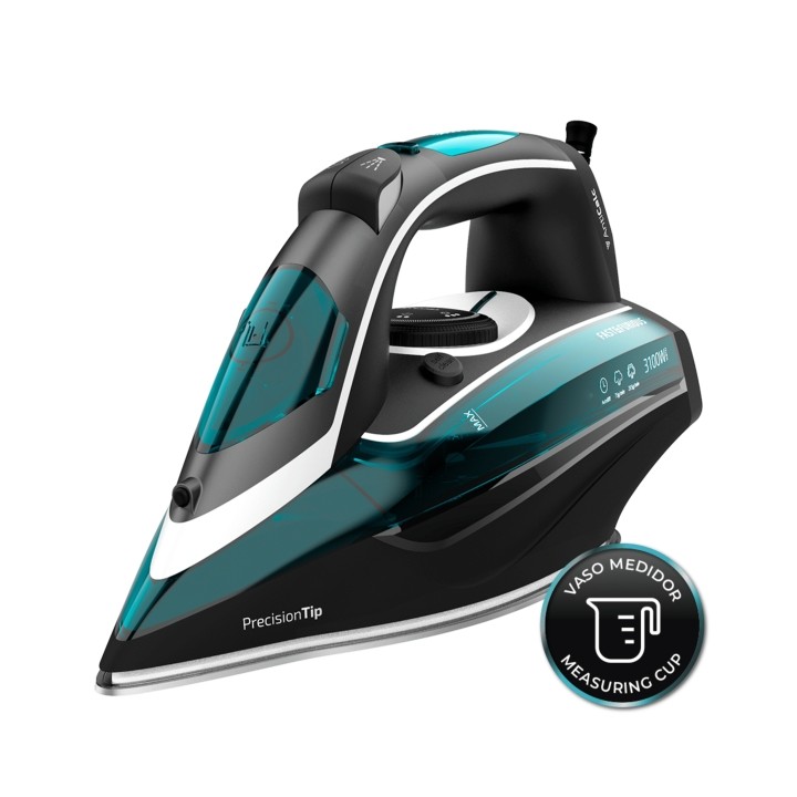 Cecotec Fast and Furious 6050 X-Treme Plancha de Ropa - 3100W - Bomba Automatica - Suela Ultradeslizante - Tactil - Vapor Contin
