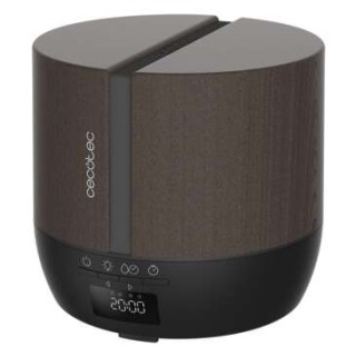 Cecotec PureAroma 550 Connected Black Woody Difusor de Aromas 500ml Bluetooth - Pantalla LED - Altavoz - Temporizador 12h - 3 Mo