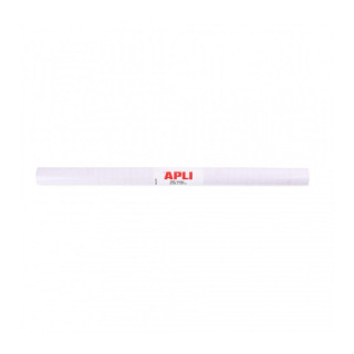 Apli Rollo de Polipropileno Transparente 1.5x0.33m - Adhesivo Reposicionable - Sistema Easy Peel - Cuadricula de Precision - Al
