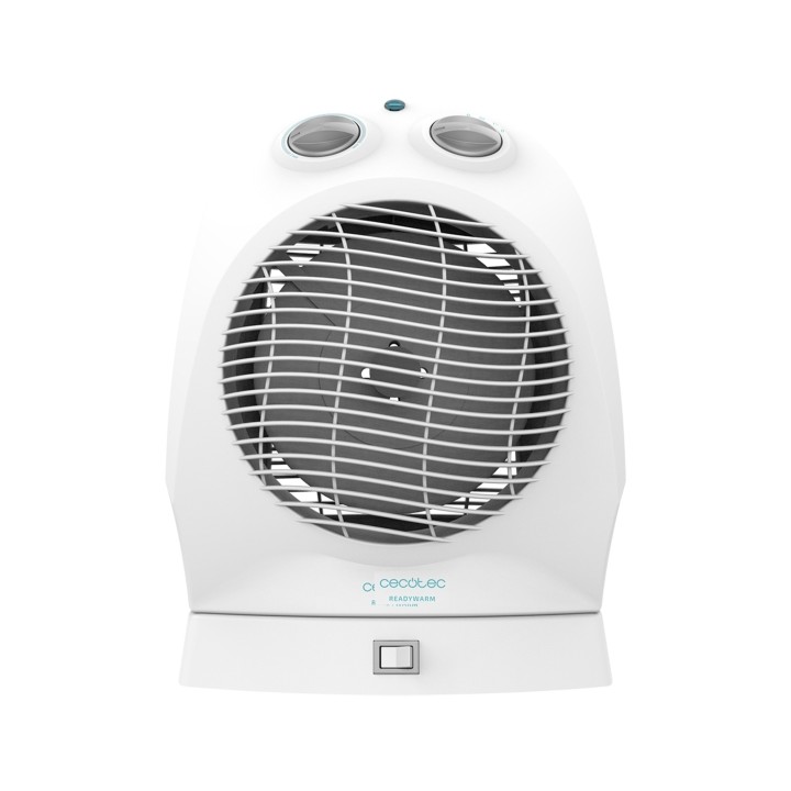 Cecotec ReadyWarm 9890 Force Rotate Calefactor Electrico - 2400W - Oscilacion a 60º - 2 Niveles de Potencia - 3 Modos - Funciona