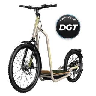 Cecotec Troton Patinete Electrico - Potencia de 1000W - Ruedas Grandes 20" y 26" - Autonomia 50km - Homologado por la DGT - Base