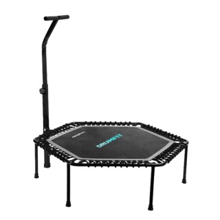 Cecotec Drumfit Jump 1270 Trampolin de Fitness de 127cm - Soporta hasta 100kg - Incluye Accesorios - Plegable - Base con 7 Patas