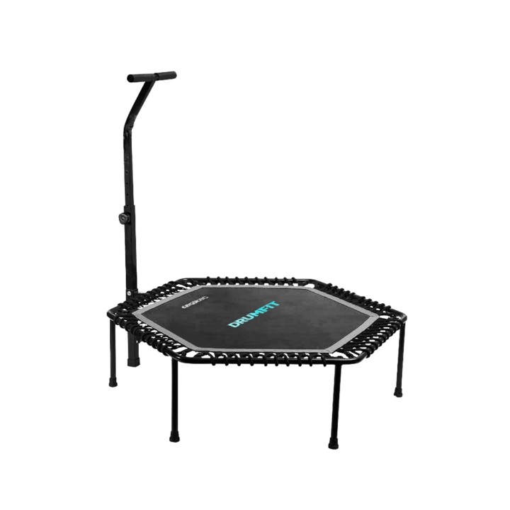 Cecotec Drumfit Jump 1270 Trampolin de Fitness de 127cm - Soporta hasta 100kg - Incluye Accesorios - Plegable - Base con 7 Patas