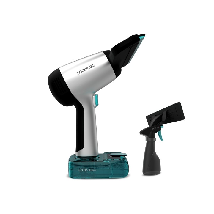 Cecotec Conga Rockstar 3700 Glass Aspirador Limpiacristales 3 en 1 - Bateria de 3.7V - Autonomia 30min - Boquilla Versatil 220mm