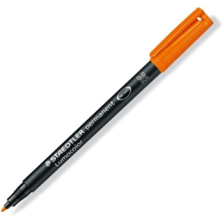 Staedtler Lumocolor 317 Rotulador Permanente - Punta Media Redonda - Trazo 1mm Aprox - Capuchon con Clip - Secado Rapido - Colo