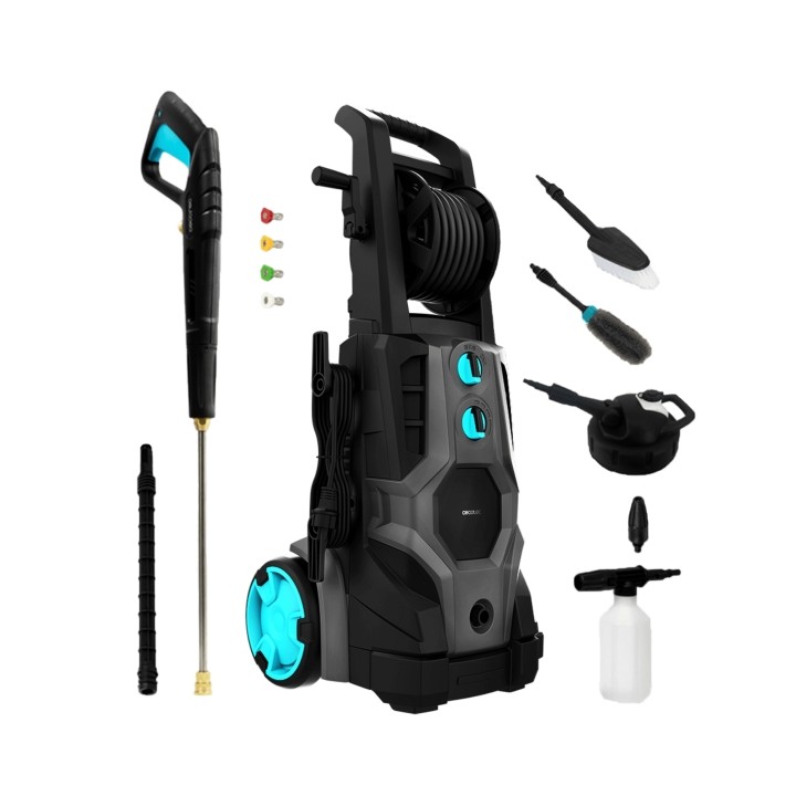 Cecotec HydroBoost 3200 TotalClean Hidrolimpiadora - 3200W - Presion 225bar - Caudal 540l/h - Accesorios Surtidos - Bomba Alumin