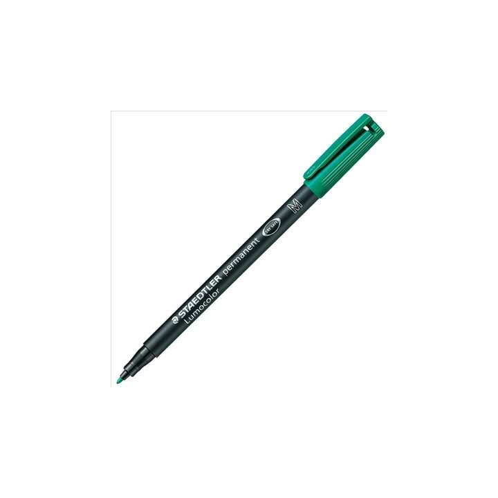 Staedtler Lumocolor 317 Rotulador Permanente - Punta Media Redonda - Trazo 1mm Aprox - Capuchon con Clip - Secado Rapido - Colo