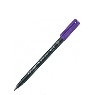 Staedtler Lumocolor 317 Rotulador Permanente - Punta Media Redonda - Trazo 1mm Aprox - Capuchon con Clip - Secado Rapido - Colo