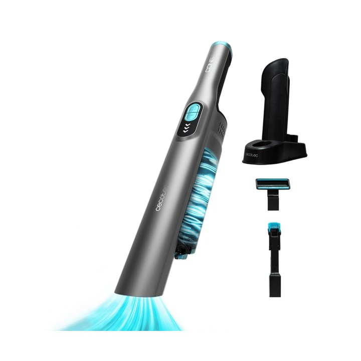 Cecotec Conga Rockstar Micro+ Aspiradora de Mano - Potencia 200W - Autonomia hasta 40min - Succion hasta 20kPa - Ergonomico - In