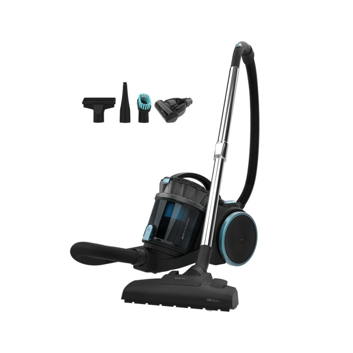 Cecotec Conga Rockstar Multicyclonic XXL Animal Aspiradora de Trineo sin Bolsa - 800W - Succion 20kPa - Deposito de 4L - Incluye