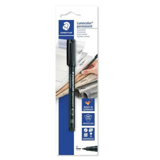 Staedtler Lumocolor Permanent 317 Rotulador Permanente de Punta Fina - Trazo 1mm - Para Casi Todas las Superficies - Secado Rap