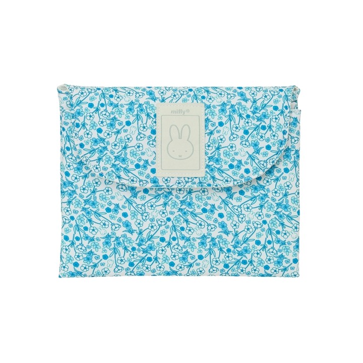 Safta Miffy Mum Garden Cambiador de Bebe Plegable - Repelente de agua - Compacto - Facil de Limpiar - 400x500mm - Color Azul Cla