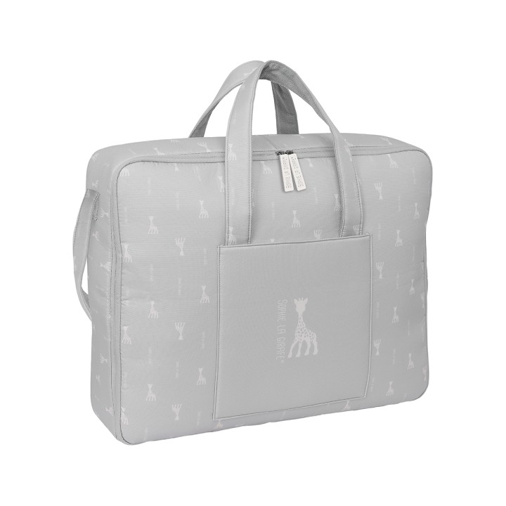 Safta Sophie la Girafe Mum Maleta de Bebe de 28L - Cremallera Doble - Bolsillos Internos - Forrada y Acolchada - Bandolera Ajust