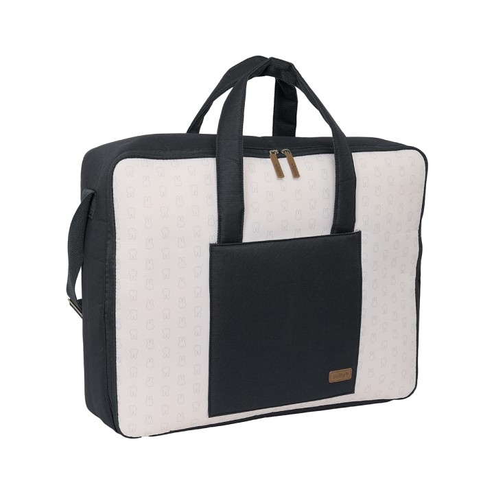 Safta Miffy Mum Moon Maleta de Bebe de 28L - Cremallera Doble - Bolsillo Frontal - Bolsillos Internos - Interior Acolchado - Ban