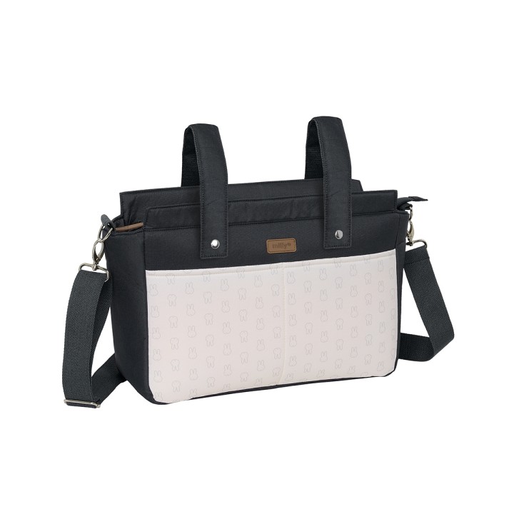 Safta Miffy Mum Moon Bolso de 17.94L - Adaptable a Carrito con Velcros - Multiples Bolsillos - Cremallera - Interior Forrado - B
