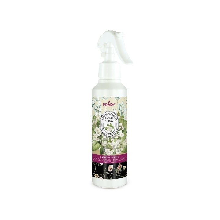 Prady Ambientador Home Spray Dama de Noche - Frasco de 220 ml - Spray Pulverizador