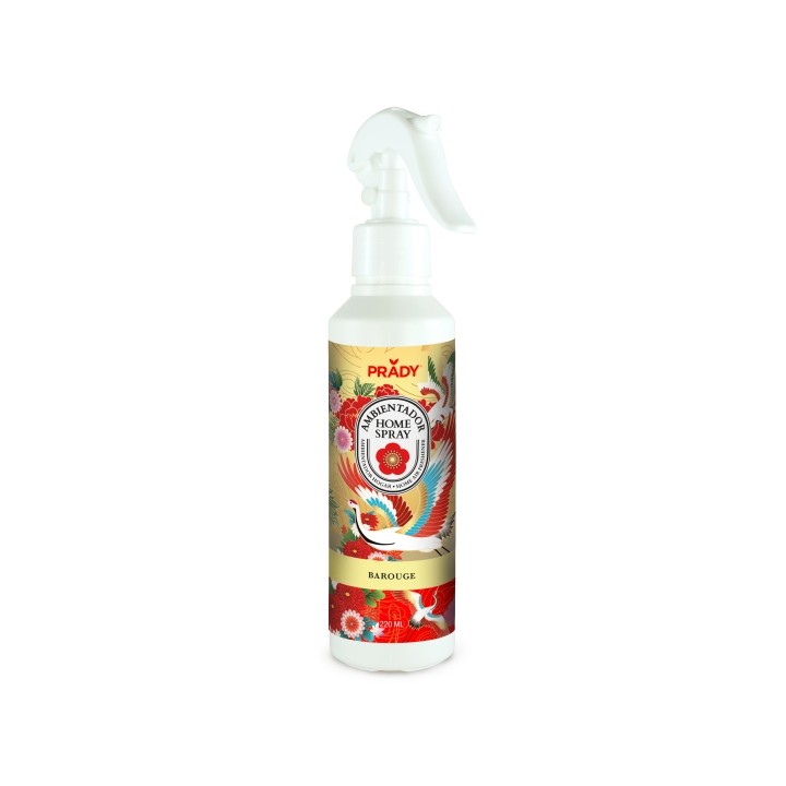 Prady Ambientador Home Spray Barouge - Frasco de 220 ml - Spray Pulverizador