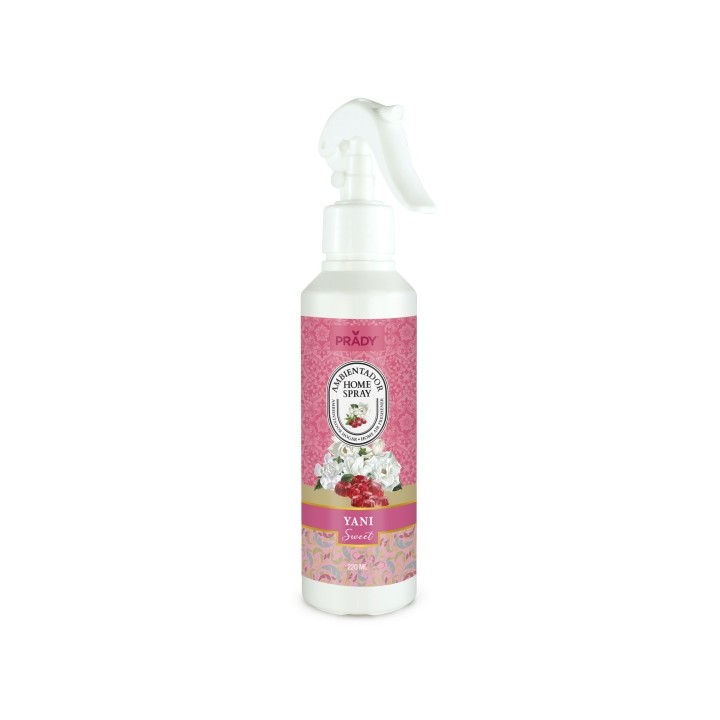 Prady Ambientador Home Spray Yani Sweet - Frasco de 220 ml - Spray Pulverizador