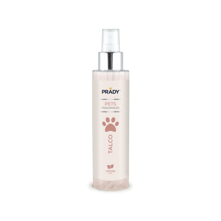 Prady Perfume Para Mascota Talco - Frasco de 150 ml - Spray Pulverizador